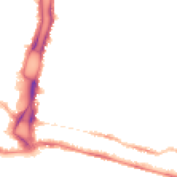 Night-time road noise heatmap for BN2 0JJ