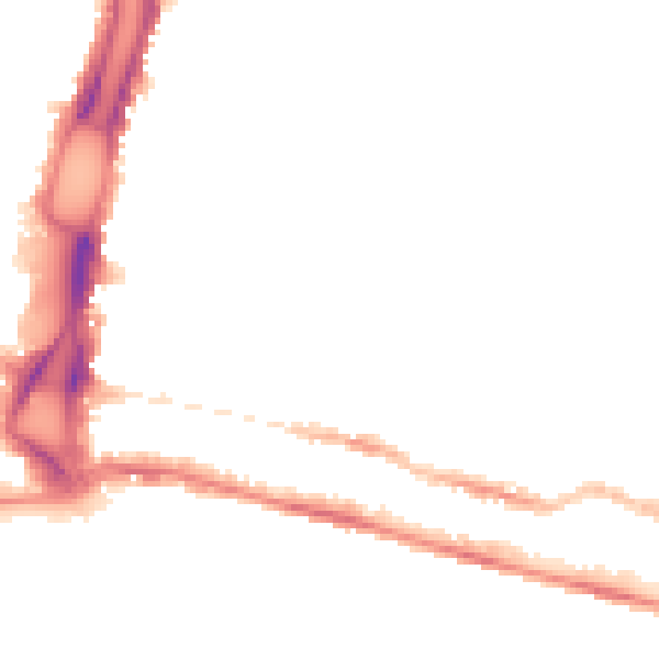 Night-time road noise heatmap for BN2 0JL