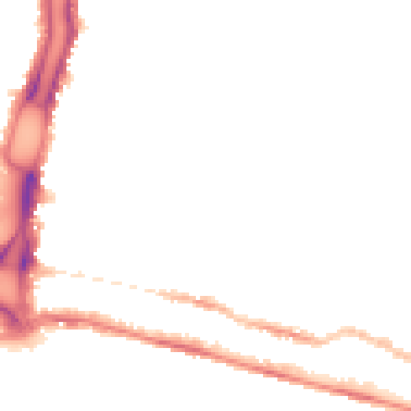 Night-time road noise heatmap for BN2 0JN