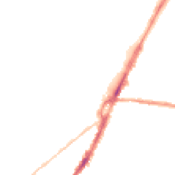 Night-time road noise heatmap for BN2 4AB