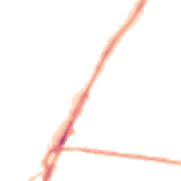 Night-time road noise heatmap for BN2 4AF