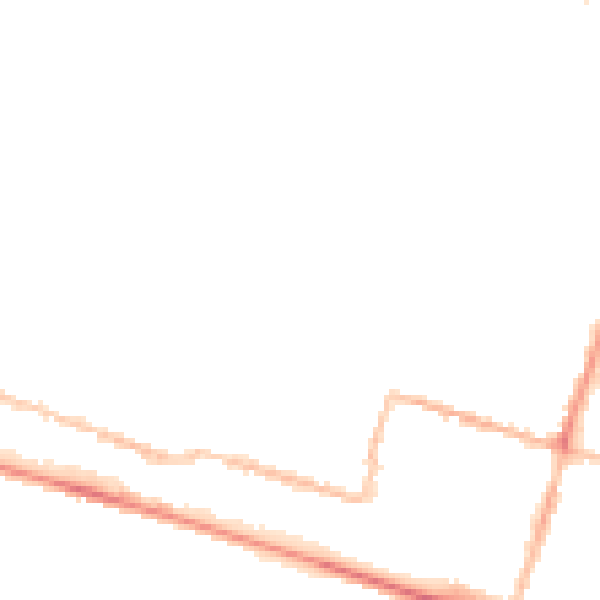 Night-time road noise heatmap for BN2 5EU