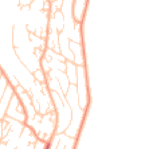 Daytime road noise heatmap for BN2 5PF