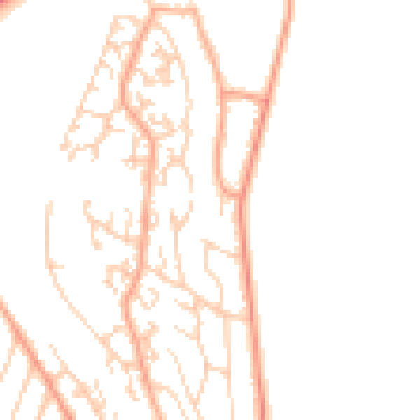 Daytime road noise heatmap for BN2 5PX