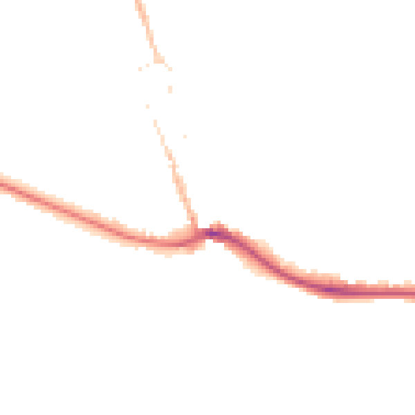Night-time road noise heatmap for BN2 7AH