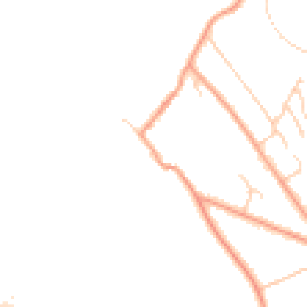 Daytime road noise heatmap for BN2 7BA