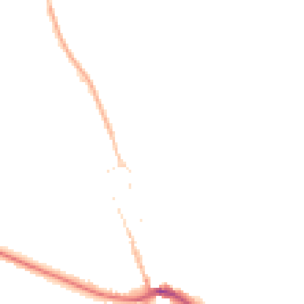 Night-time road noise heatmap for BN2 7DG