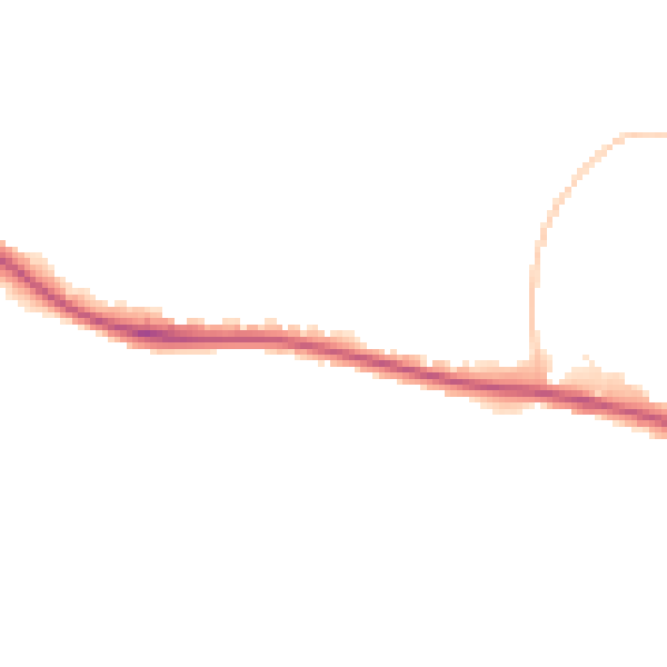Night-time road noise heatmap for BN2 7FX