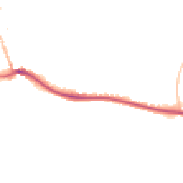 Night-time road noise heatmap for BN2 7GS