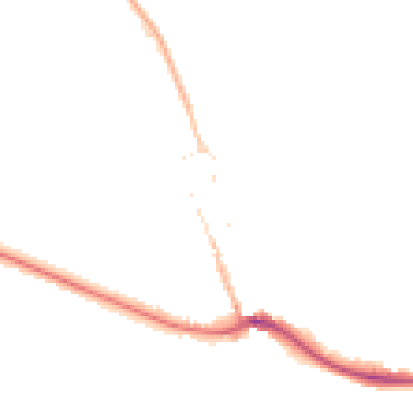 Night-time road noise heatmap for BN2 7HA