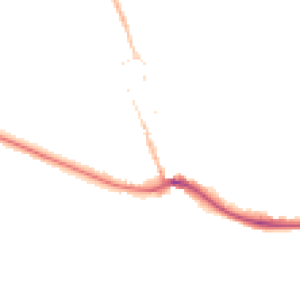 Night-time road noise heatmap for BN2 7HE
