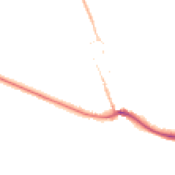 Night-time road noise heatmap for BN2 7HG