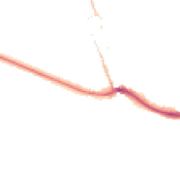 Night-time road noise heatmap for BN2 7HJ