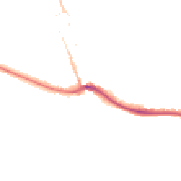 Night-time road noise heatmap for BN2 7HQ