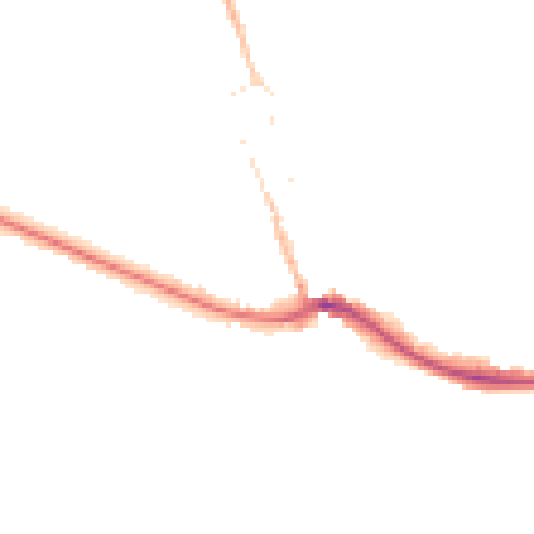 Night-time road noise heatmap for BN2 7JB