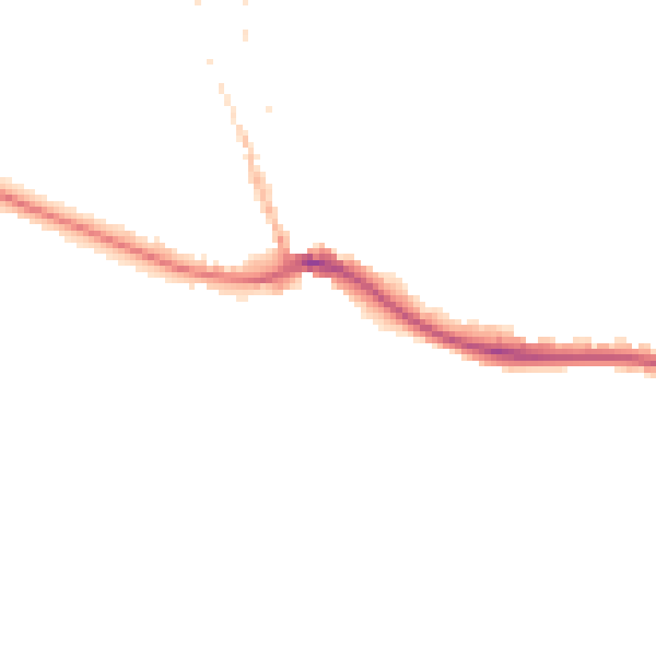 Night-time road noise heatmap for BN2 7JP