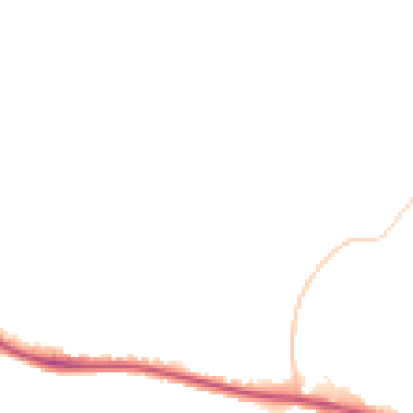 Night-time road noise heatmap for BN2 8AH