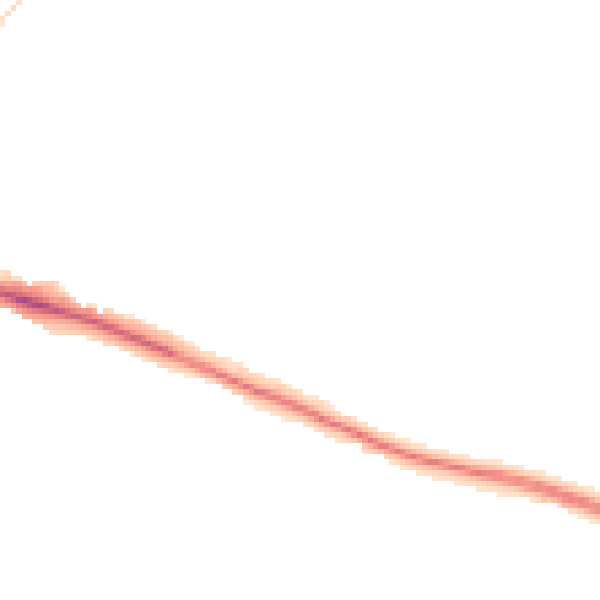 Night-time road noise heatmap for BN2 8DD
