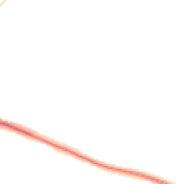 Night-time road noise heatmap for BN2 8EL