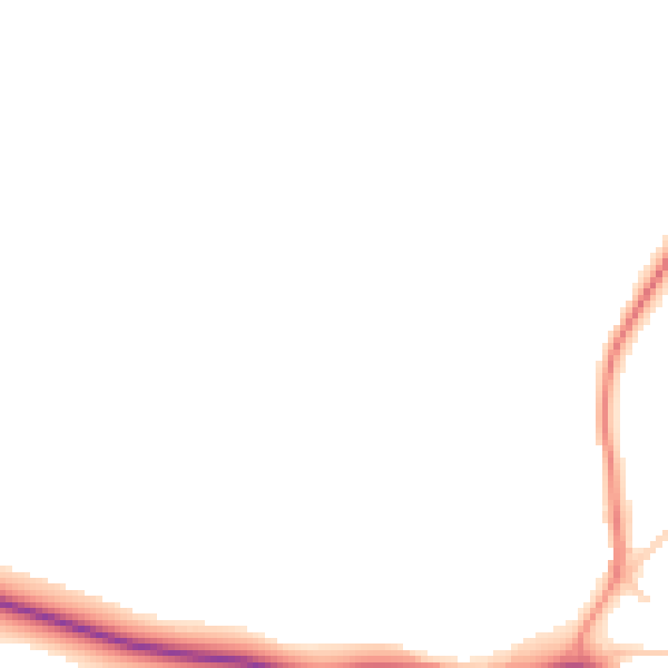 Daytime road noise heatmap for BN20 0AN