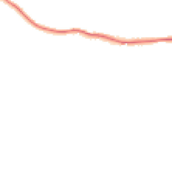 Night-time road noise heatmap for BN20 0DE