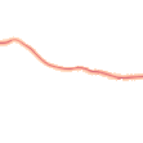 Night-time road noise heatmap for BN20 0EB