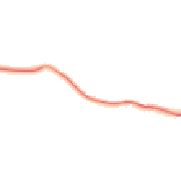 Night-time road noise heatmap for BN20 0ED