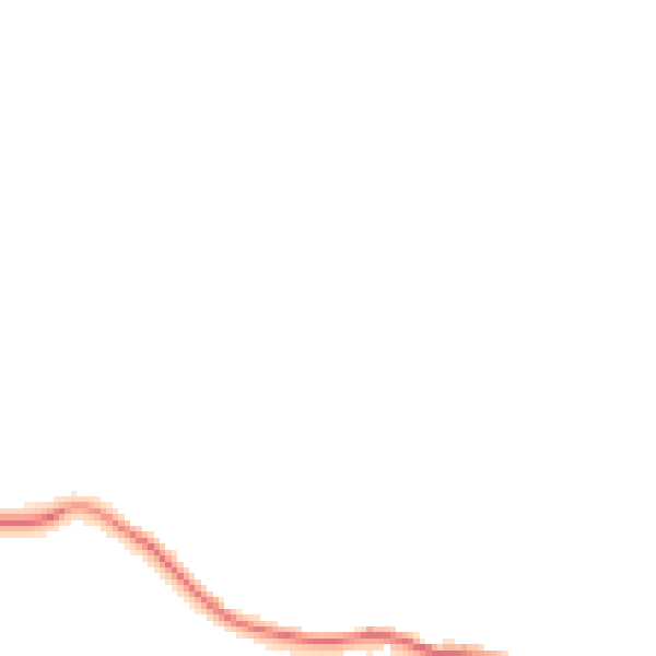 Night-time road noise heatmap for BN20 0EU
