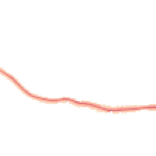 Night-time road noise heatmap for BN20 0HE