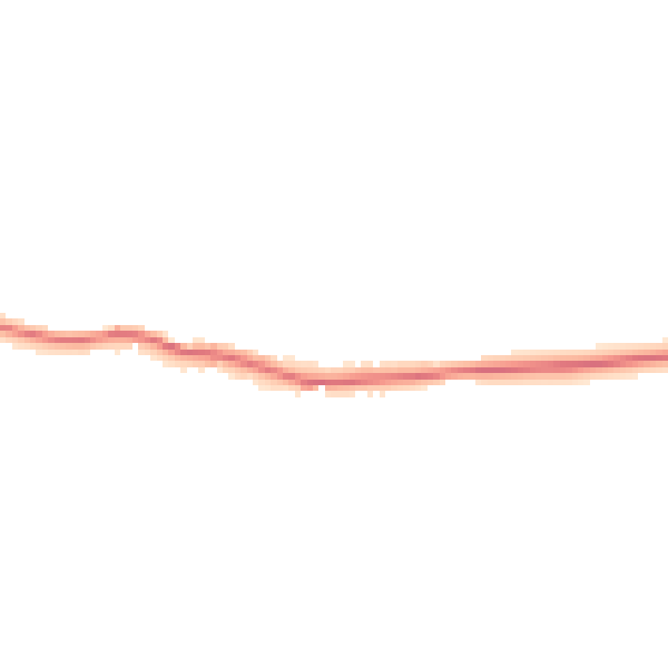 Night-time road noise heatmap for BN20 0HT