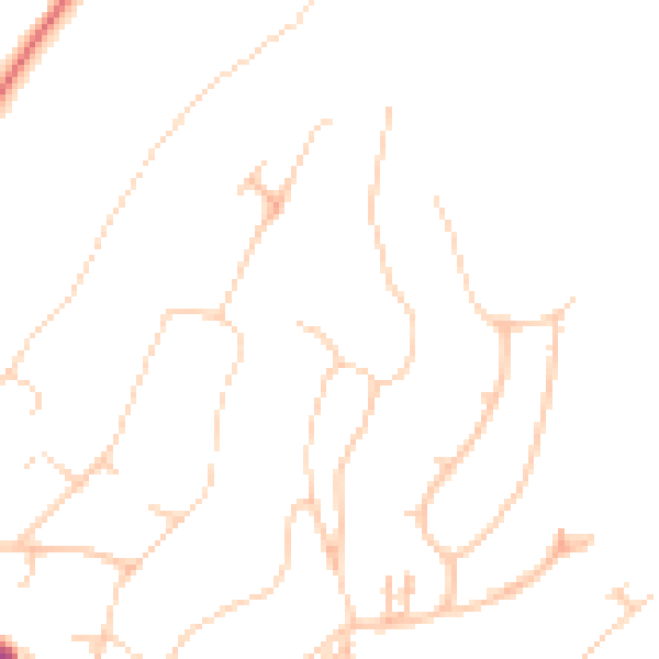 Daytime road noise heatmap for BN20 0HZ
