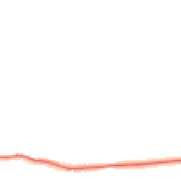 Night-time road noise heatmap for BN20 0JT