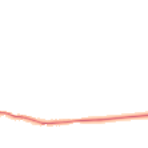 Night-time road noise heatmap for BN20 0LF