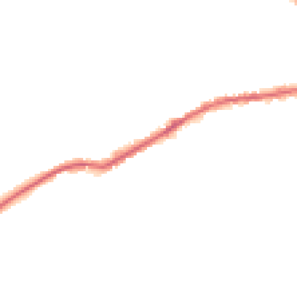 Night-time road noise heatmap for BN20 8EF