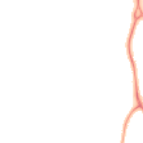 Night-time road noise heatmap for BN20 9DA