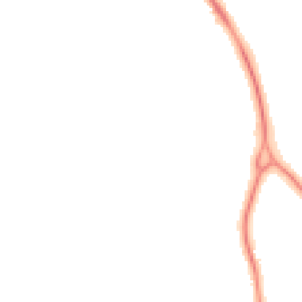 Night-time road noise heatmap for BN20 9EF