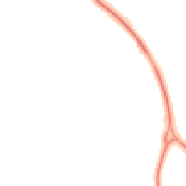 Night-time road noise heatmap for BN20 9EL