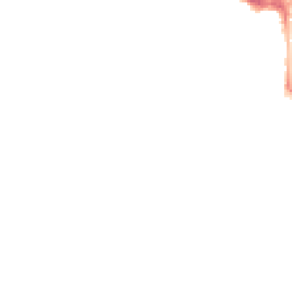 Night-time road noise heatmap for BN21 1DZ
