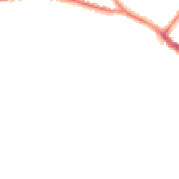 Night-time road noise heatmap for BN21 1EE