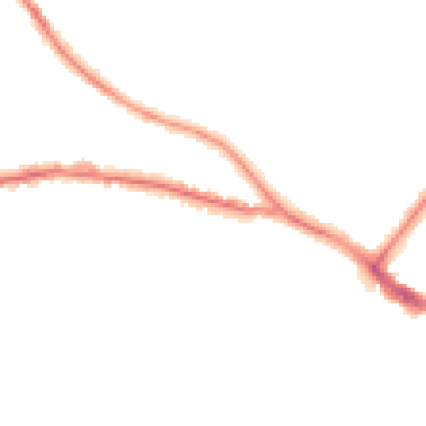 Night-time road noise heatmap for BN21 1HJ