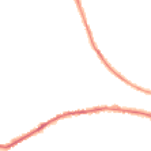 Night-time road noise heatmap for BN21 1PX