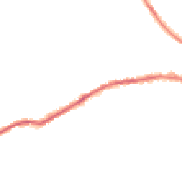 Night-time road noise heatmap for BN21 1QJ