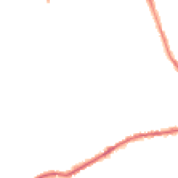 Night-time road noise heatmap for BN21 1RH
