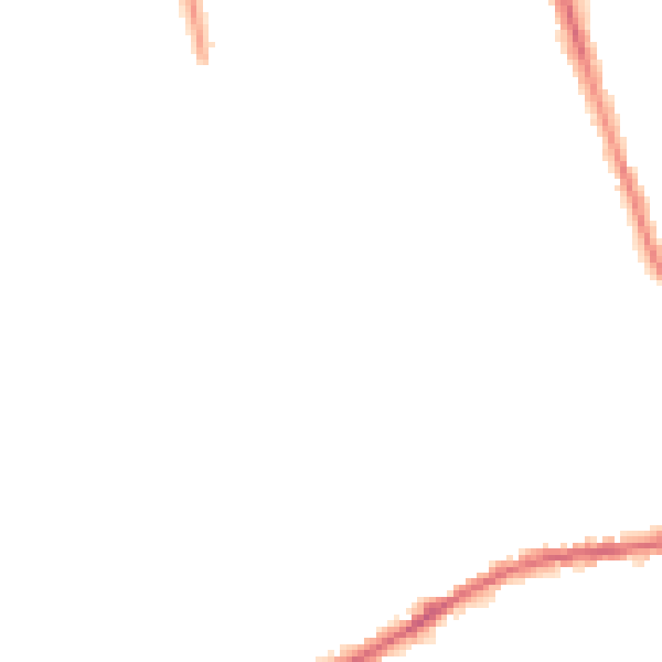 Night-time road noise heatmap for BN21 1RL