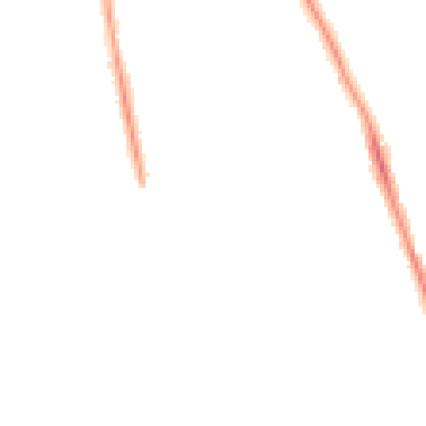 Night-time road noise heatmap for BN21 1UJ