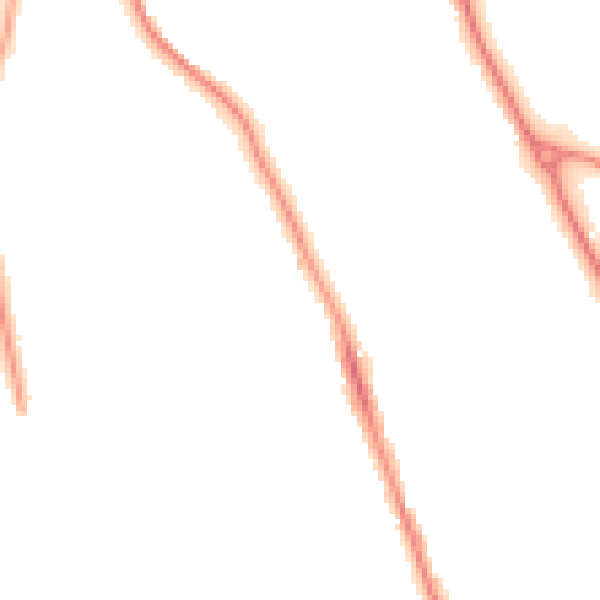Night-time road noise heatmap for BN21 1XB