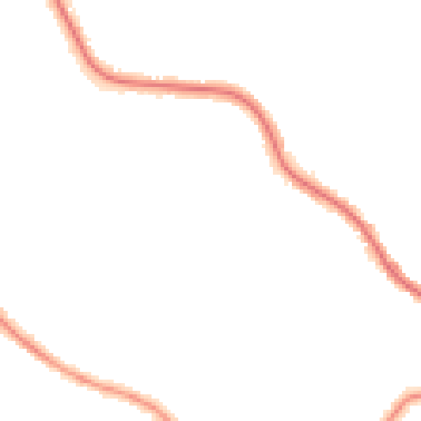 Night-time road noise heatmap for BN21 2HY