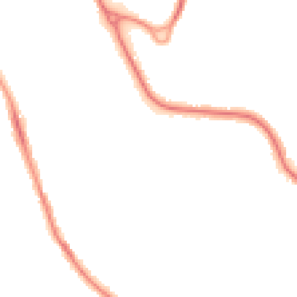 Night-time road noise heatmap for BN21 2PE