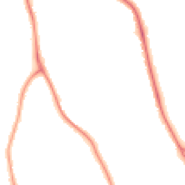 Night-time road noise heatmap for BN21 2TG