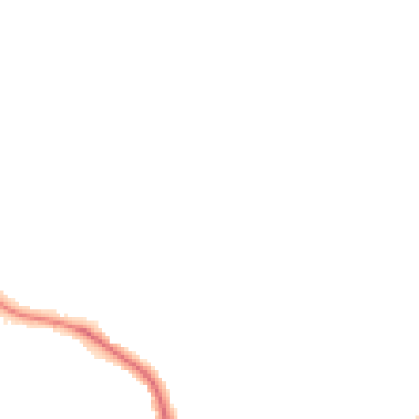 Night-time road noise heatmap for BN22 0AD